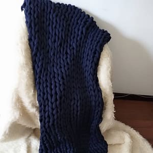 Navy Blue Weighted Blanket
